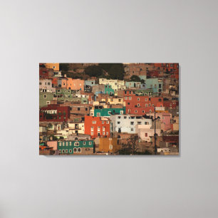 Cityscape Of Guanajuato, Mexico Canvas Print