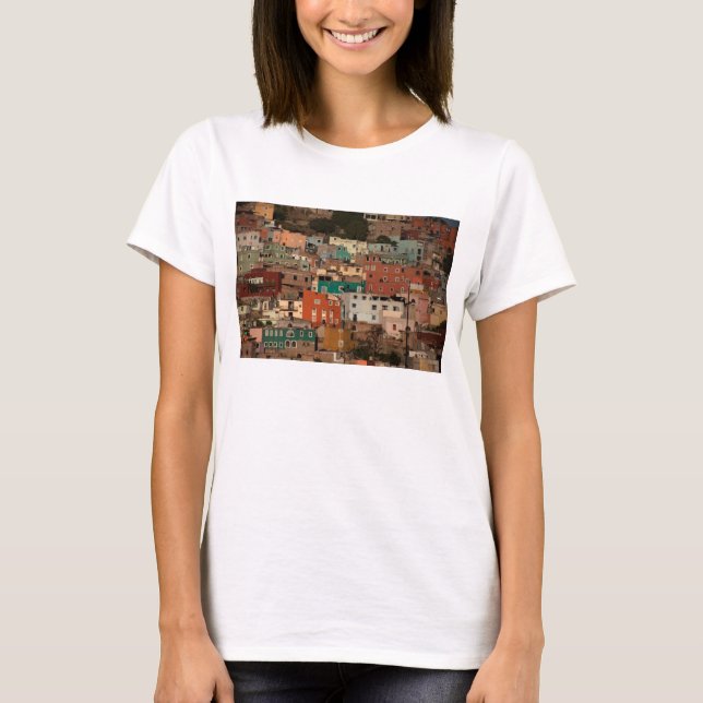 Cityscape Of Guanajuato, Mexico T-Shirt (Front)