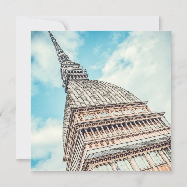 Cityscape of Mole Antonelliana, Turin, Italy (Front)