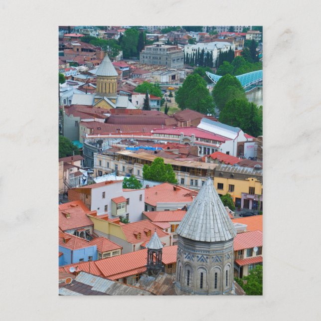 Cityscape of Tbilisi Postcard (Front)
