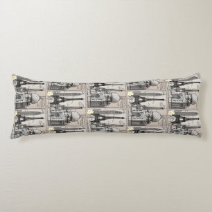 "Cityscape Serenity" Body Pillow