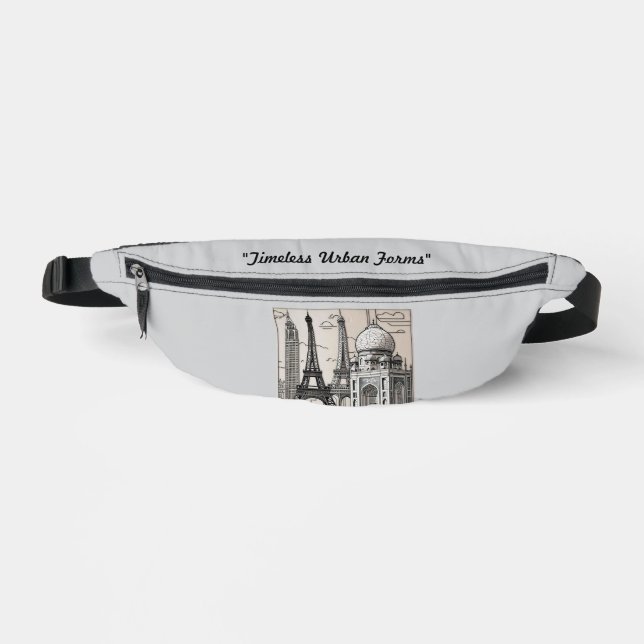 "Cityscape Simplicity" Fanny Pack (Front)