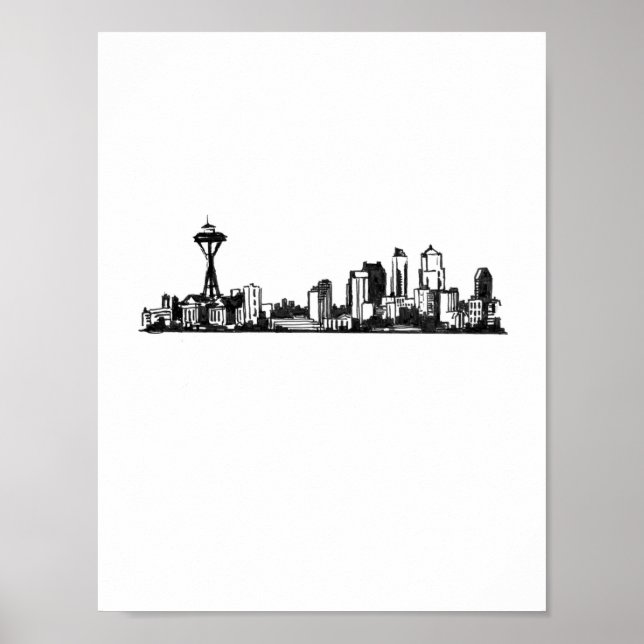 Cityscapes: Seattle Poster (Front)