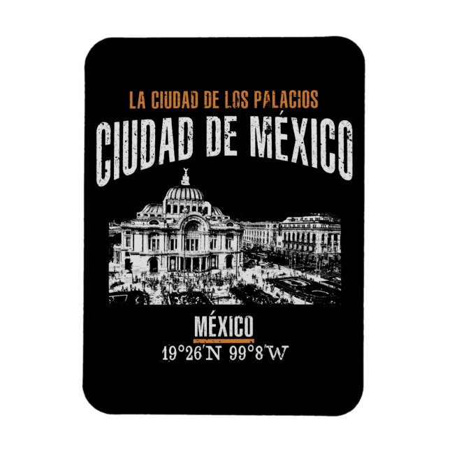 Ciudad de México Magnet (Vertical)