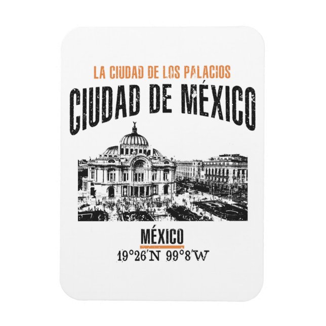 Ciudad de México Magnet (Vertical)