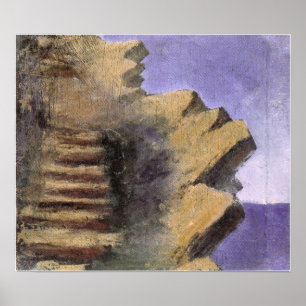 Ciurlionis - Cliff At The Seaside 1905 Poster
