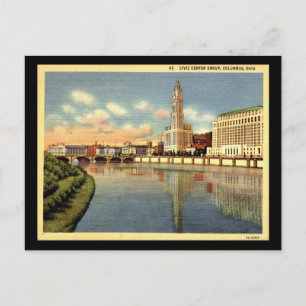 Civic Centre, Columbus, Ohio Vintage Postcard