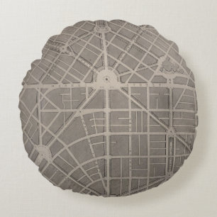 Civic Centre, San Francisco Round Pillow