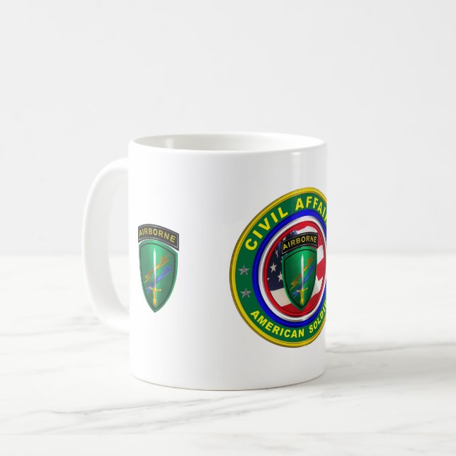  Civil Affairs  Army Veteran Coffee Mug (Front Left)