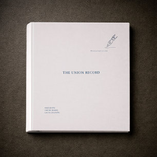 Civil Ceremony Wedding Registry Documentation  Binder