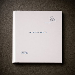 Civil Ceremony Wedding Registry Documentation  Binder