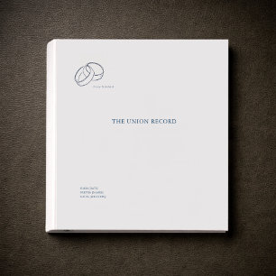 Civil Ceremony Wedding Registry Documentation Binder