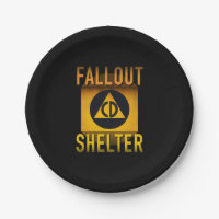 Civil Defence Fallout Shelter Atomic Age Grunge :