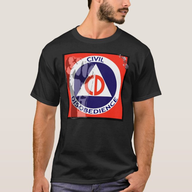 CIVIL DISOBEDIENCE - Dark T-Shirt (Front)