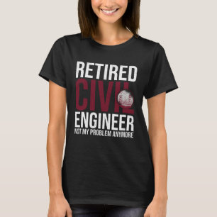 Civil Engineer Bridge Builder Engineering Student T-Shirt