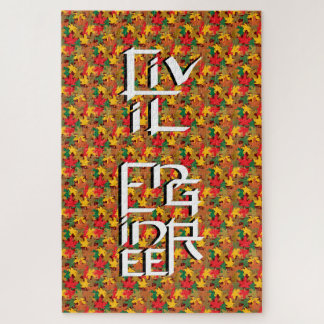Civil Engineer Character Jigsaw Puzzle