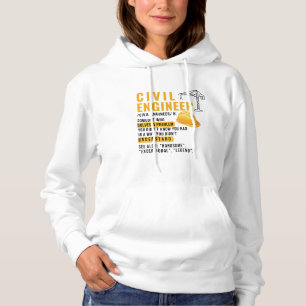 Civil Engineer Definition Hoodie