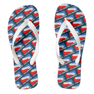 Civil Engineer League Flip Flops