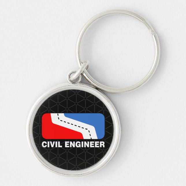 Civil Engineer League Keychain (Front)