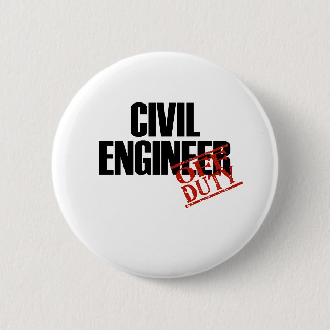 CIVIL ENGINEER LIGHT 2 INCH ROUND BUTTON (Front)