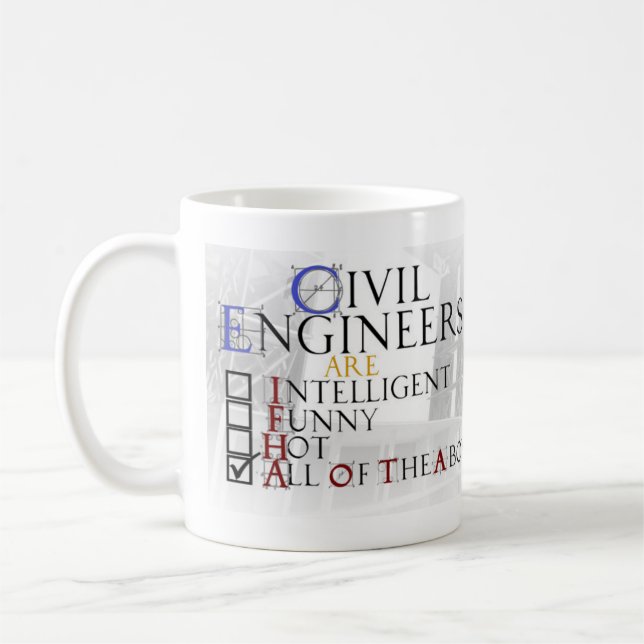 Civil Engineer Mug Woman (Left)