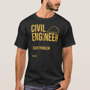 Civil Engineer Noun Definition Technical Draftsman T-Shirt