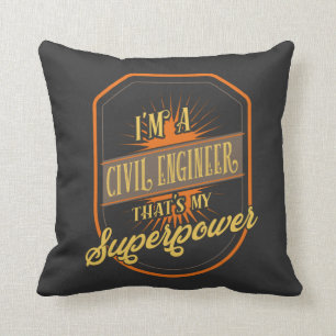 Civil Engineer Throw Pillow