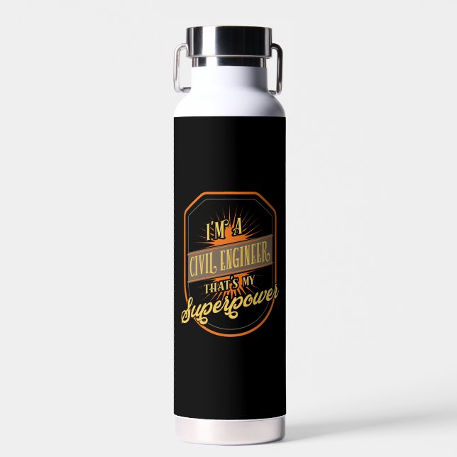 Civil Engineer Water Bottle (Front)