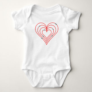 Civil Engineering Heart Baby Bodysuit