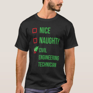 Civil Engineering Technician Funny Pajama Christma T-Shirt