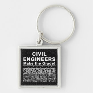 Civil Engineers Make The Grade Keychain