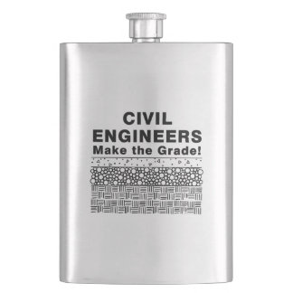 Civil Engineers Make The Grade Mug Hip Flask