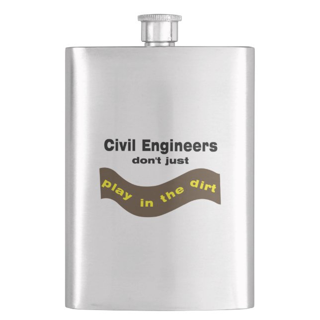 Civil Engineers Play Hip Flask (Front)