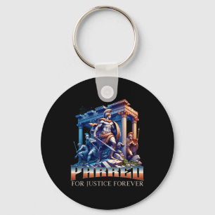 Civil Rights Equality Freedom Patriot Justice Roma Keychain