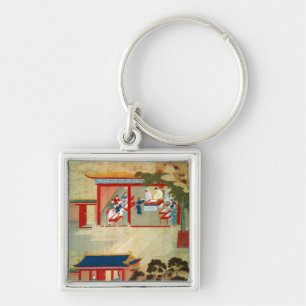 Civil Service Exam Under Emperor Jen Tsung Keychain