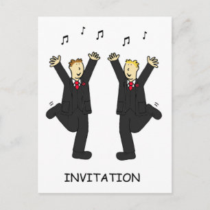 Civil Union Party Invitation. Invitation Postcard