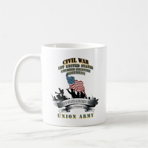Civil War - 1st United States Coloured Infantry Re Coffee Mug