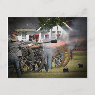 Civil War Cannon Postcard