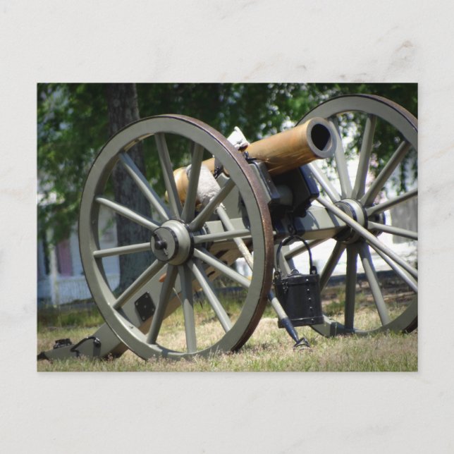 CIVIL WAR-CANNON POSTCARD (Front)