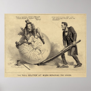 Civil War Cartoon Poster