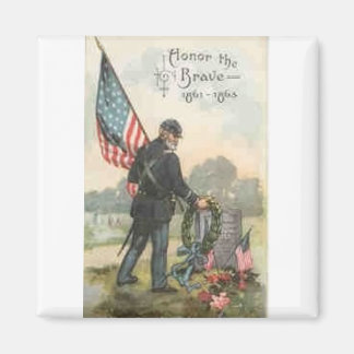 civil war cemetery magnet