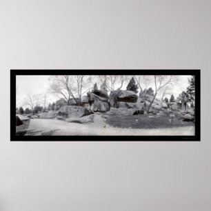 Civil War Devils Den Photo 1909 Poster