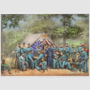 Civil War - Engineer Company 8th NY State 1861 Tissue Paper