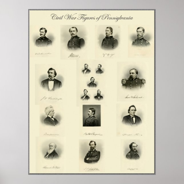 Civil War Figures of PA #3 Poster (Front)