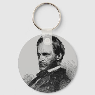 Civil War General Keychain