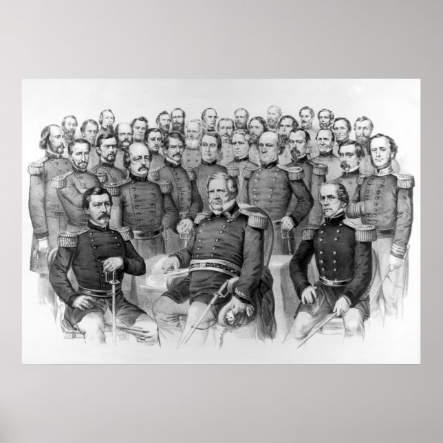 Civil War Generals of the Union poster/print Poster (Front)