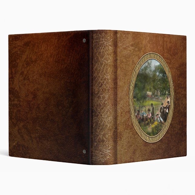 Civil War - Gettysburg camp of Captain Huft 1865 Binder (Background)