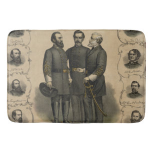 Civil War Heroes Bath Mat