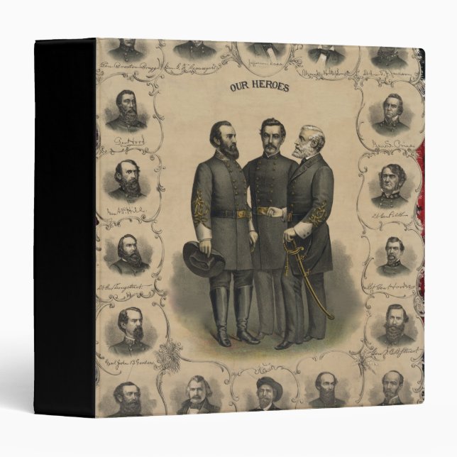 Civil War Heroes Binder (Front/Spine)