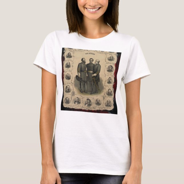Civil War Heroes Sketch T-Shirt (Front)